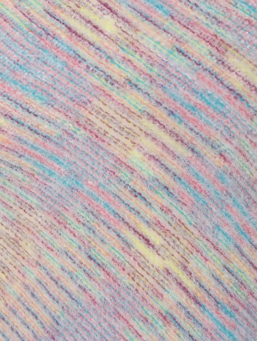 Eyelash Knit Heathered Bandana Top