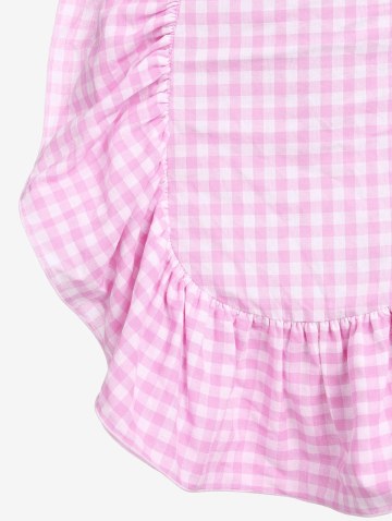 Gingham Flounce Bandeau Skirt Set