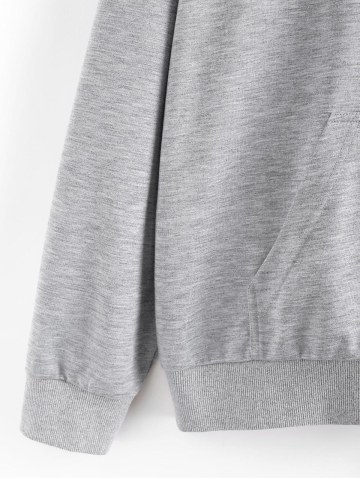 Half Zip California Graphic Pocket Sweatshirt