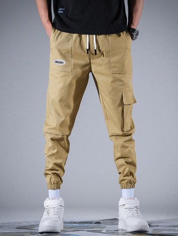 Label Design Multi Pockets Jogger Cargo Pants
