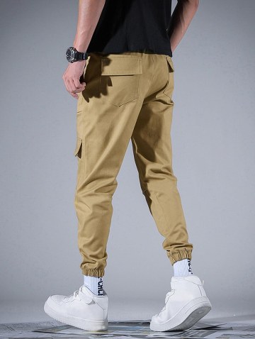 Label Design Multi Pockets Jogger Cargo Pants