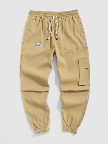 Label Design Multi Pockets Jogger Cargo Pants