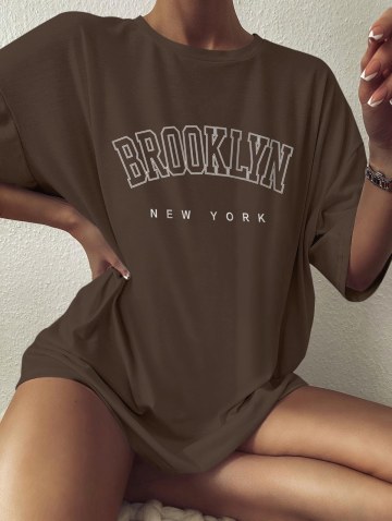 Oversized Brooklyn Graphic Tee