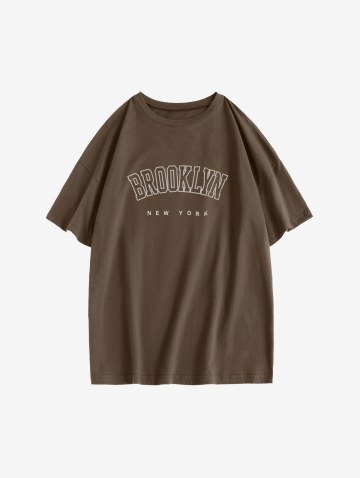 Oversized Brooklyn Graphic Tee