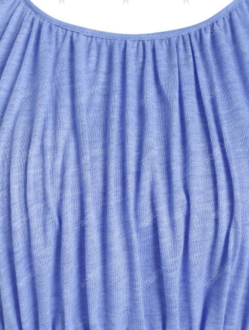 Pleated Flare Sleeveless Dress