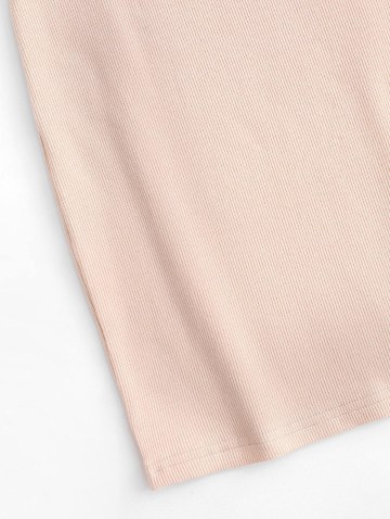 Rib-knit Cutout Slinky Racerback Tank Dress