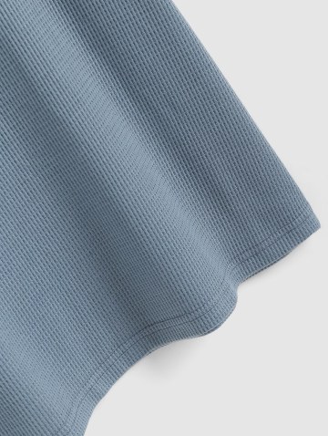 Rose Embroidery Solid Color T-shirt