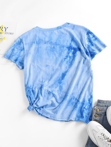 Smile Heart Tie Dye T Shirt