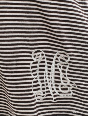 Stylish Scoop Neck Lace Splicing Striped Embroidery Tank Top For Women