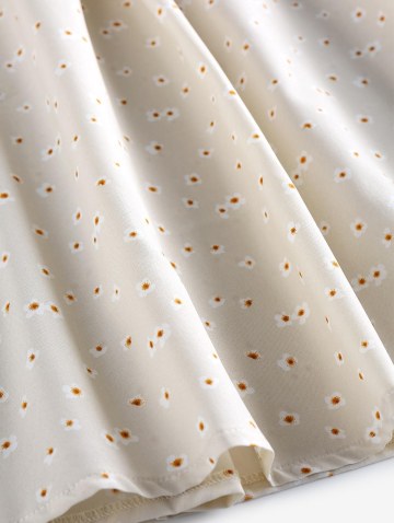 Tie Ditsy Print Sundress