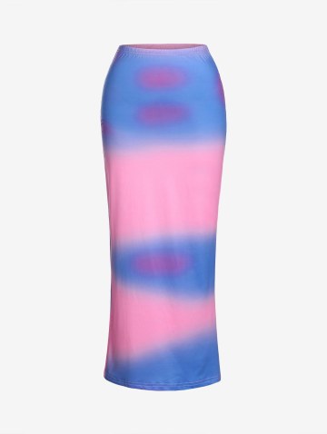 Tie Dye Maxi Skirt