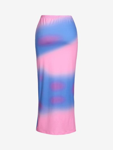 Tie Dye Maxi Skirt