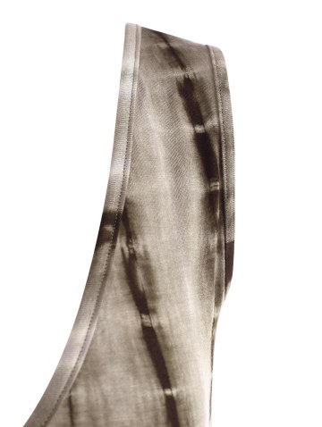 Tie Dye Twist Crop Plunge Tank Top