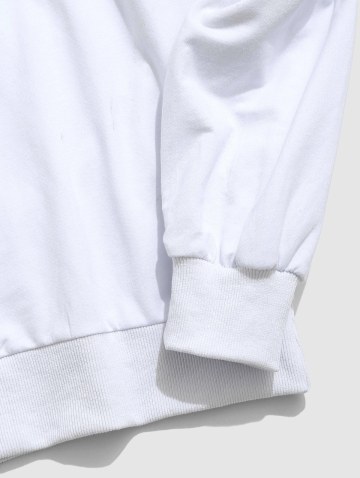 Usa Tie Dye Print Graphic Sweatshirt